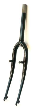 BICYCLE PARTS - FORK 700 X 35C, THREADED 100MM, WITH PIVOTS, 1.1/8 / 28.6MM OD, 25.4MM ID, 230MM STEM, BLADE 380MM, V - BRAKE