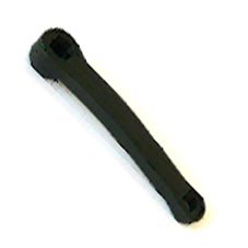 Left Hand 170mm Diamond Taper Plastic Coated Steel Black Crank Arm For Cycling Bicycles