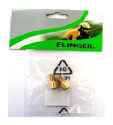 BICYCLE PARTS - BRASS ADAPTOR F/V TO A/V, 20MM LONG (SET 2)