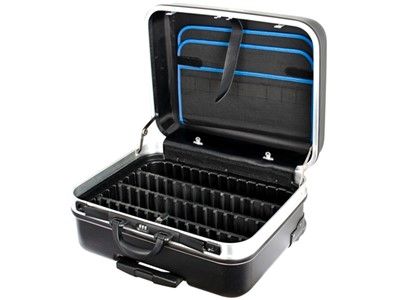 Unior Tool Case 969L For Professional Mechanics And DIY Enthusiasts - Durable Storage For Tools And Equipment - Black Blue 49x34x17cm