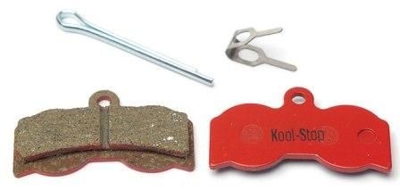BICYCLE PARTS - BRAKE DISC PADS - KOOL STOP HOPE XC 4 PISTON KSD540