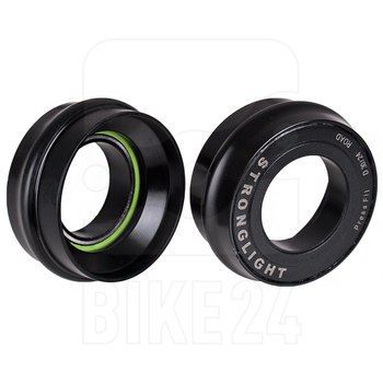 Stronglight Press Fit Bottom Bracket For Road Bikes - BB30/24 Standard, 24mm Spindle, Aluminum - Quality Cycling Component
