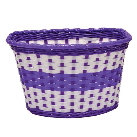 BICYCLE PARTS - JUNIOR WOVEN BASKET LILAC - OXFORD PRODUCT