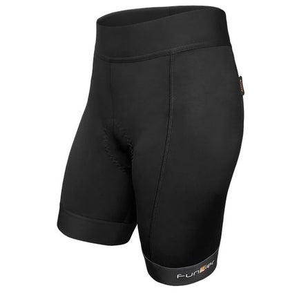 BICYCLE PARTS - KNICKS - FUNKIER BONDENO WOMEN'S 8 PANEL SHORTS, B - 13 CHAMOIS, 80% POLYAMIDE 20% SPANDEX, BLACK, L