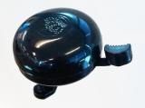 BICYCLE PARTS - BELL - STEEL, BLACK TOP, CROWN DESIGN, FITS 25.4MM H/BAR
