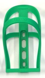 BICYCLE PARTS - BIDON CAGE - VELOCITY, VELOCAGE II, SUPER LITE, PLASTIC, GREEN