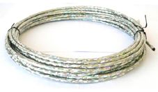 BICYCLE PARTS - GEAR CASING - HOLOGRAPHIC LEX OUTER CASING, 4MM X 7.6 METRES, SILVER