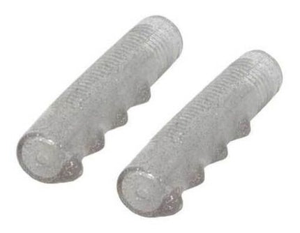 BICYCLE PARTS - GRIPS LOWRIDER/DRAGSTER GLITTER - CLEAR LENGTH:120MM