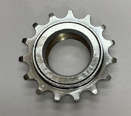 BICYCLE PARTS - FREEWHEEL - 3/32 X 15T DICTA 'FOUR NOTCH RELEASE' CNC MACHINED, SILVER