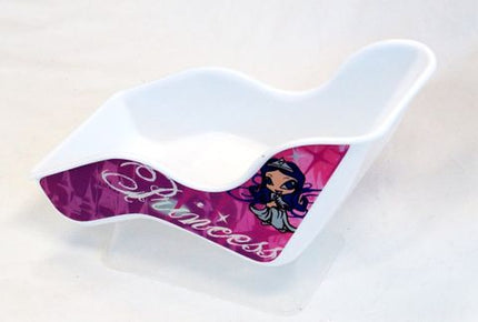 BICYCLE PARTS - CARRIER - DOLL CARRIER, BIKES UP , WITH REAR MOUNT BRACKET, MOUNTS ON BRAKE STAY, PRINCESS PINK DESIGN, PINK