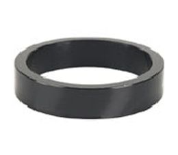 BICYCLE PARTS - SPACER ALLOY, 1 1/8 HEADSET 2MM BLACK