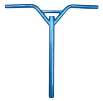 BICYCLE PARTS - Y - BAR CR - MO 31.8MM BLUE