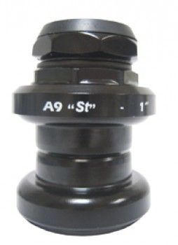 BICYCLE PARTS - HEADSET, A9, 1 , THREADED, 30.2MM, STEEL, STACK HEIGHT 39.4 MM, BLACK, A QUALITY STRONGLIGHT PRODUCT, - 252709 - CROWN RACE 26.4