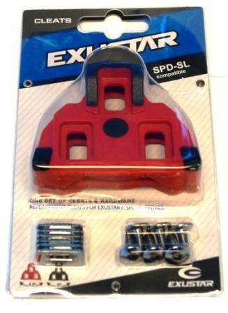 BICYCLE PARTS - CLEATS AND HARDWARE, COMPATIBLE SHIMANO SPD - SL SYSTEM, W/TPU SLIP RESISTANCE, 4.5 DEGREE FLOAT