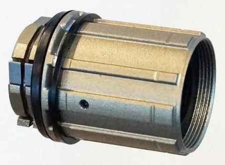 BICYCLE PARTS - CASSETTE BODY - 8/11 SPEED SHIMANO SPLINE, 4 PAWL, ALLOY, SILVER, B2 BODY FOR MTB (SUITS D772SB D882 D792SB)