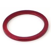 BICYCLE PARTS - SPACER ALLOY, 1 1/8 RED COLOUR, 2MM