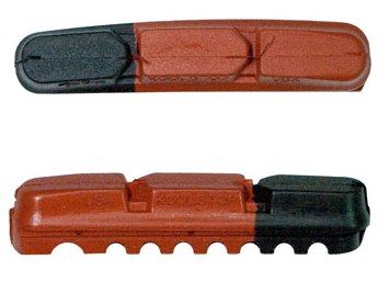 BICYCLE PARTS - BRAKE PADS - KOOL STOP DURA 2 INSERT DUAL KSDR2DL