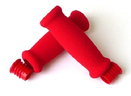 BICYCLE PARTS - F/GRIP RED BMX/MINISCOOTER 110MM