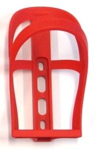 BICYCLE PARTS - BIDON CAGE - VELOCITY, VELOCAGE II, SUPER LITE, PLASTIC, RED