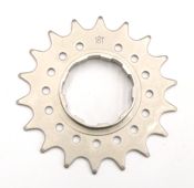 BICYCLE PARTS - COG - FOR CASSETTE HUB, FLANGE CR - MO, 18T, 3/32, SILVER