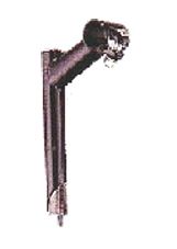 BICYCLE PARTS - QUILL STEM - 60MM EXT, 30 DEGREE, 120MM HEIGHT., 21.1MM DIA., 25.4MM BB, BLACK