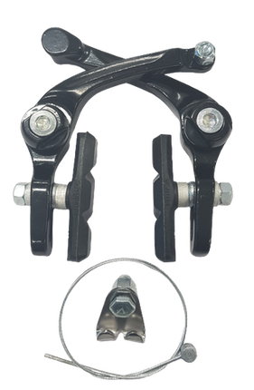 BICYCLE PARTS - BRAKE - REAR U BRAKE, ALLOY, BLACK (REAR ONLY)