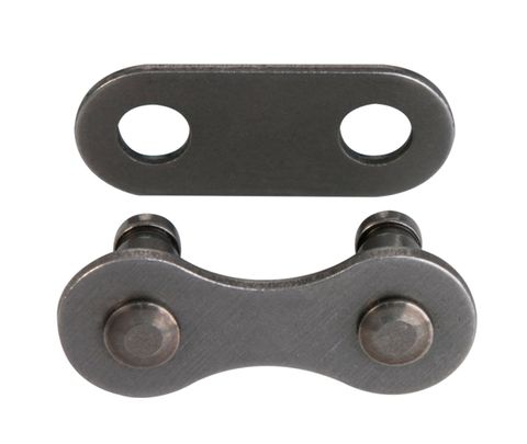 KMC Grey Connecting Link For Single Speed Bikes - 1/2 X 1/8 Inch Size - 2 Pack - Durable Metal Chain Repair Part