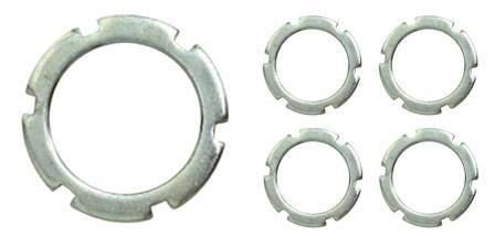 BICYCLE PARTS - LOCK RING - FOR ONE PIECE CRANK BOTTOM BRACKET (BAG OF 5)