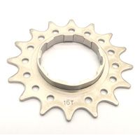 BICYCLE PARTS - COG - FOR CASSETTE HUB, FLANGE CR - MO, 16T, 3/32, SILVER