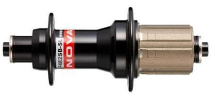 BICYCLE PARTS - HUB, NOVATEC 8/11 SPEED SUPERLITE Q/R BLACK 32H (130MM OLD) - B2 BODY