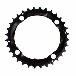 BICYCLE PARTS - CHAINRING - MTB STRONGLIGHT , 32T, 5083 BLACK SHIMANO - 104MM BCD, 4 HOLE FOR 9 SPEED