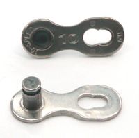 BICYCLE PARTS - CHAIN CONNECTOR - MISSING LINK, 10 SPEED, 6.35MM, SILVER (SOLD INDIVIDUALLY)