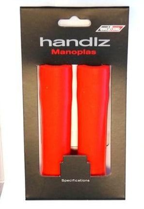 BICYCLE PARTS - GRIPS SILICONE - FOAM, 130MM, RED