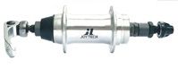 BICYCLE PARTS - ( USE 93027A ) HUB, JOYTECH SCREW ON Q/R SILVER 32H (126MM OLD)