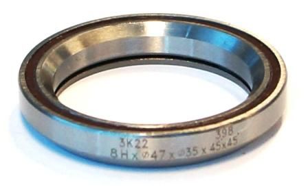 BICYCLE PARTS - SEALED BEARING - 1 1/4 I.D. 35 X 47 X 8MM, 45DEG X 45DEG, BROWN COLOURED DUST SEAL