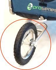 BICYCLE PARTS - REPLACEMENT FRONT WHEEL 12 FOR PET TRAILER/JOGGER 2IN1.