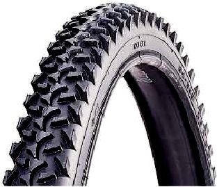 BICYCLE PARTS - TYRE 24 X 1.95 BLACK MTB (50 - 507)