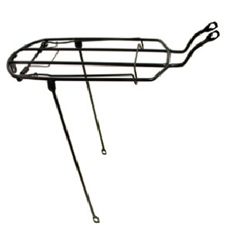 BICYCLE PARTS - CARRIER - REAR CARRIER, STEEL, 8 WIDE, FOR 20 BIKES, BLACK