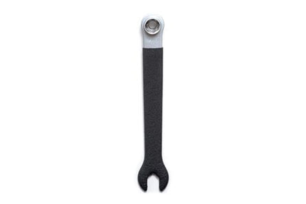 BICYCLE PARTS - PEDAL WRENCH 15MM AND BOX WRENCH 14/15MM, BLACK