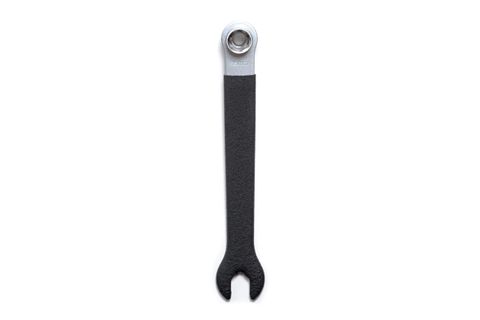 BICYCLE PARTS - PEDAL WRENCH 15MM AND BOX WRENCH 14/15MM, BLACK