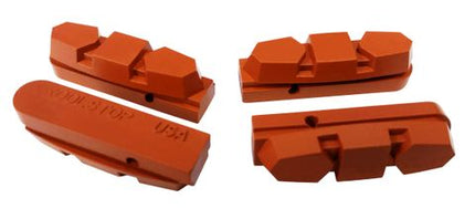 BICYCLE PARTS - BRAKE PADS - KOOL STOP KS - AX6SA ADAMAS AX600 SALMON