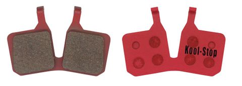 Kool-Stop Red Disc Brake Pads For Magura 4 Piston, MT5, MT7 Bicycles - Durable Cycling Replacement Parts - High Performance Bicycle Components