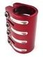 BICYCLE PARTS - GOON SCOOTER CLAMP - 31.8 RED W/GOON BRAND