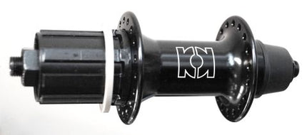 BICYCLE PARTS - HUB, 8 - 10 SPEED ALSO 7 SPEED W/3MM WASHER SUPPLIED . Q/R BLACK 36H , (135MM OLD) .