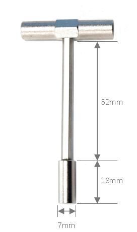 BICYCLE PARTS - INTERNAL NIPPLE KEY FOR HEX 10