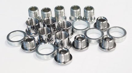 Stronglight Chainring Bolt Kits Silver Steel & Alu For Z'light Track Cranksets Cycling Components Bike Fasteners