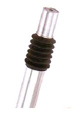 BICYCLE PARTS - SUSPENSION SEATPOST 25.4 X 350MM, ALLOY SILVER