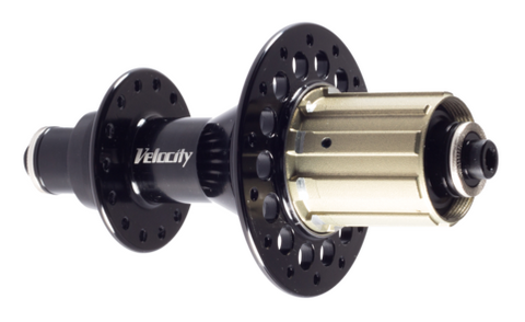 BICYCLE PARTS - HUB, VELOCITY ROAD PRO SB 10SP SHIMANO 130MM BLACK - 28H (H79 - 28)