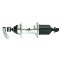 BICYCLE PARTS - HUB, 8/10 SPEED Q/R SILVER 32H (130MM OLD) JOYTECH LOOSE BALL