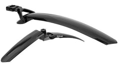 Polisport Mud Pro Mudguard Set Front Rear For 26-29er MTB E-bikes - 90mm Wide With Q/r Magnetic Fidlock Skewer Systems